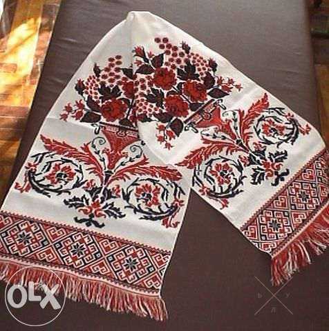 Свадебный рушник-заготовка под бисер