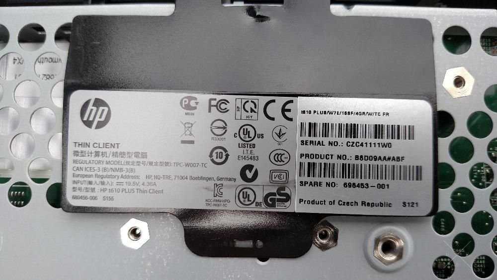 Тонкий клиент HP t610 PLUS AMD T56N 4 x 1,65mhz/4gbRAM/16GbSSD/USB 3.0