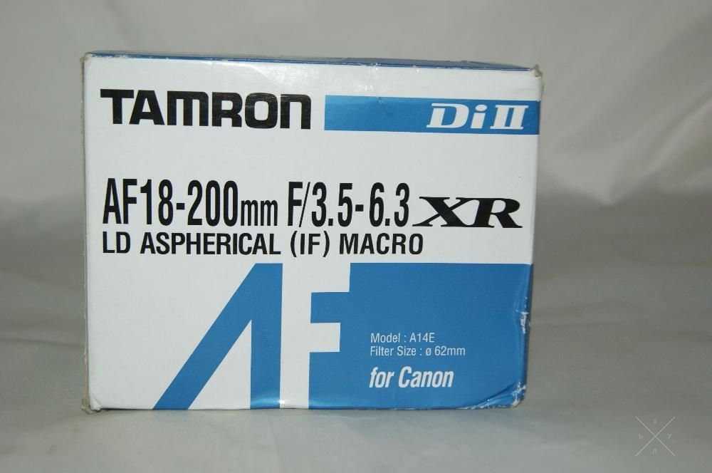 Tamron AF 18-200mm f/3.5-6.3 XR Di II LD Aspherical (IF) Macro Canon
