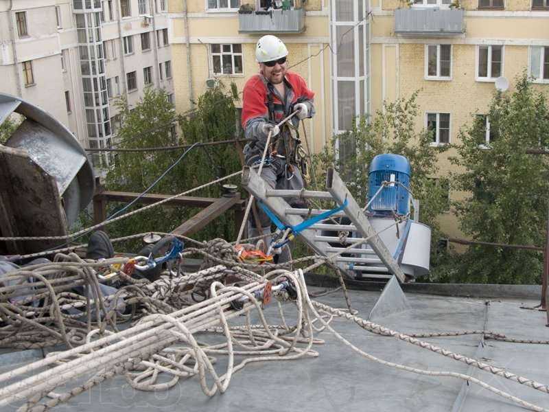 Альпинисты, Высотные работы, Опытные высотники