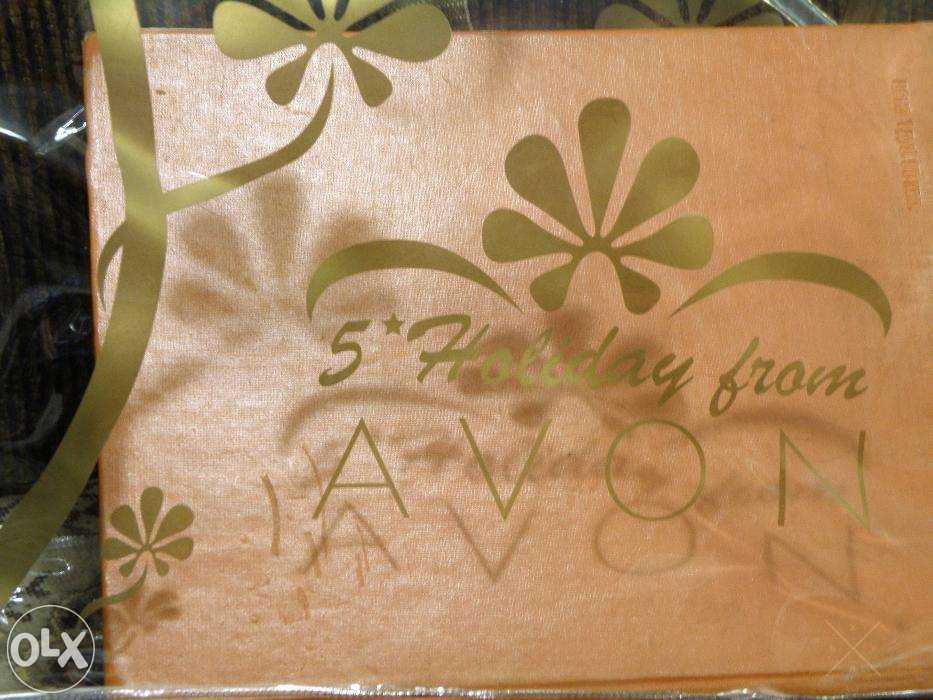 Avon Сумка пляжная силиконовая прозрачная прямоугольная на кнопке