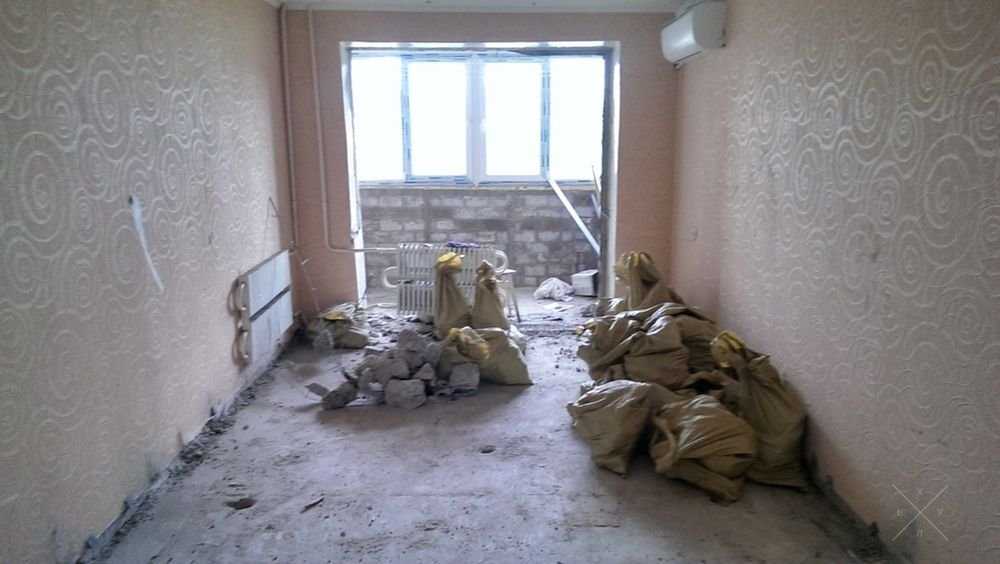 Демонтаж от 15 гр,стяжки,перегородок Вывоз строймусора