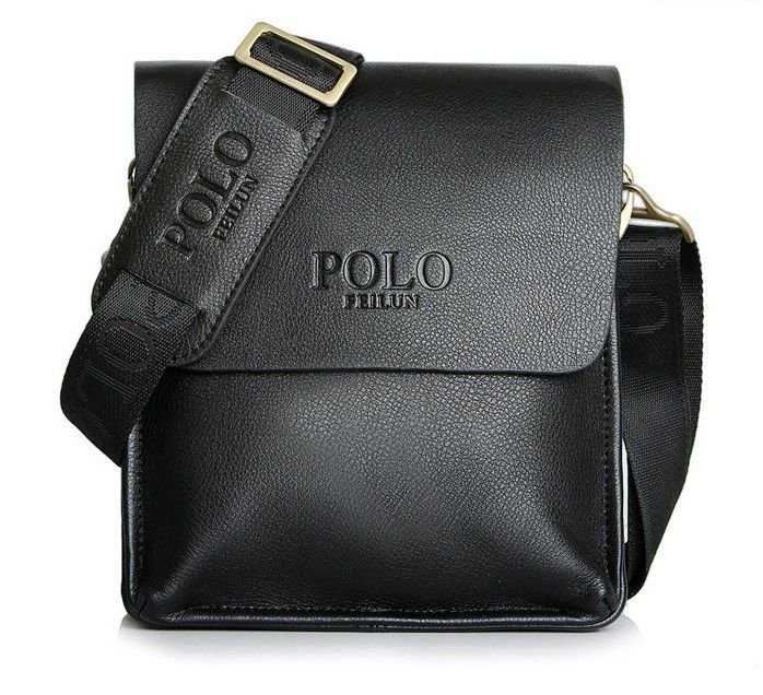 Качественная мужская сумка через плечо Polo Videng 21*24*7 см