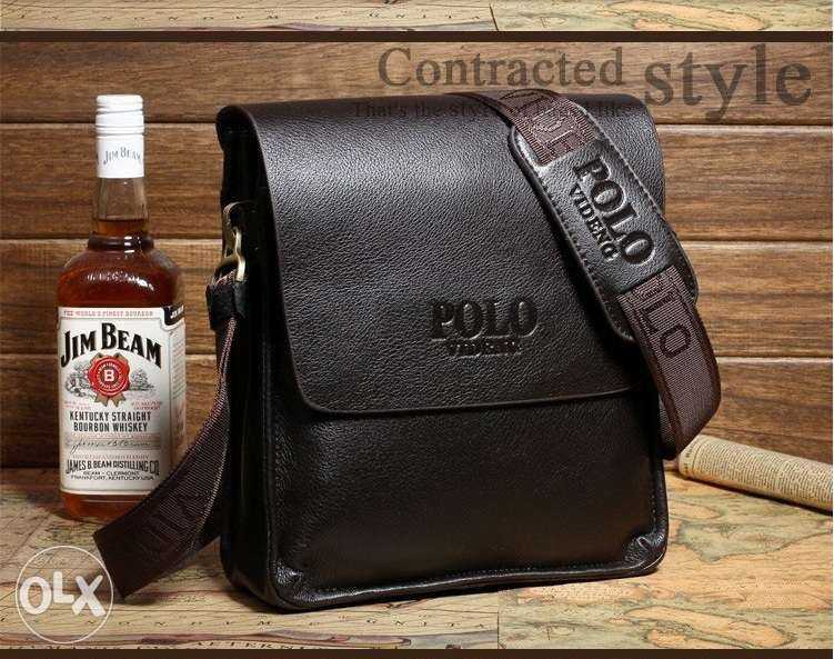 25*22*7 сумка Polo мужская через на плечо купить, сумки кожа, кожанная