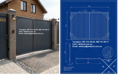 Металоконструкції Кривий Ріг — Ворота, Навіси, МАФи