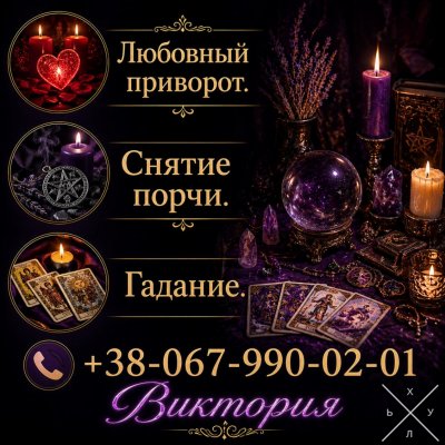 Гадание на Таро Днепр, приворот по фото, снятие порчи,